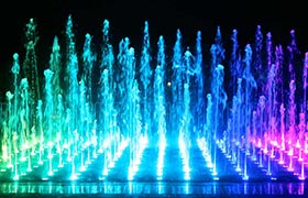 华东大峡谷互动旱式音乐喷泉水景
